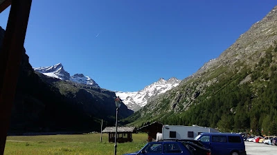 Gran Paradiso Mont Blanc Alpy – widok ze szlaku