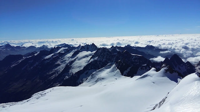 Gran Paradiso Mont Blanc Alpy – widok ze szlaku