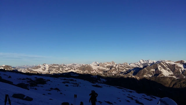 Gran Paradiso Mont Blanc Alpy – widok ze szlaku
