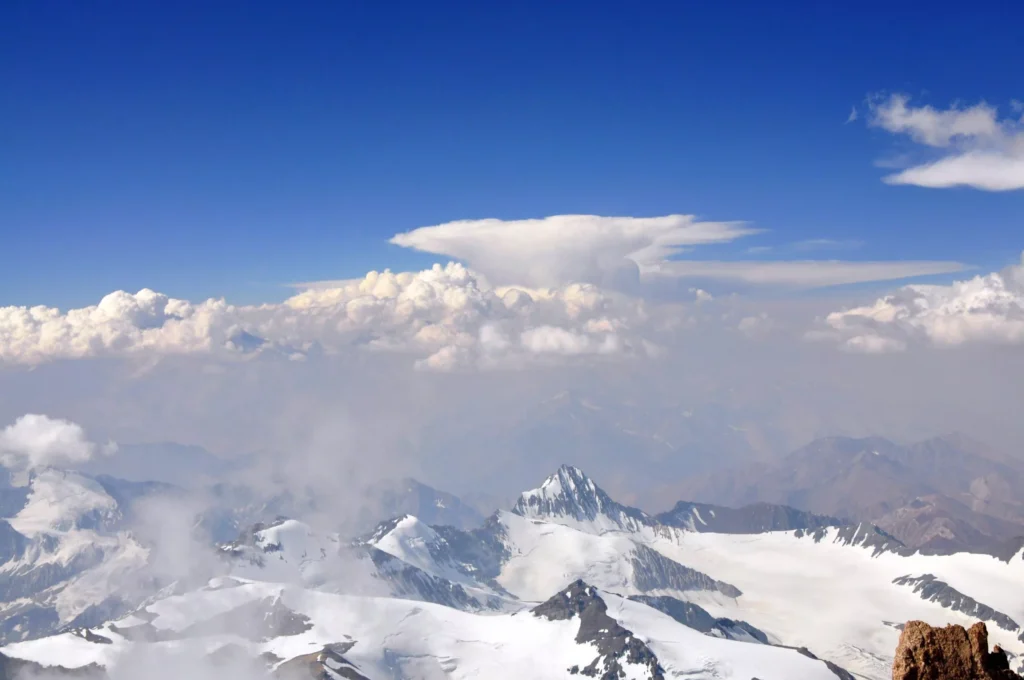 Widok z Aconcagua
